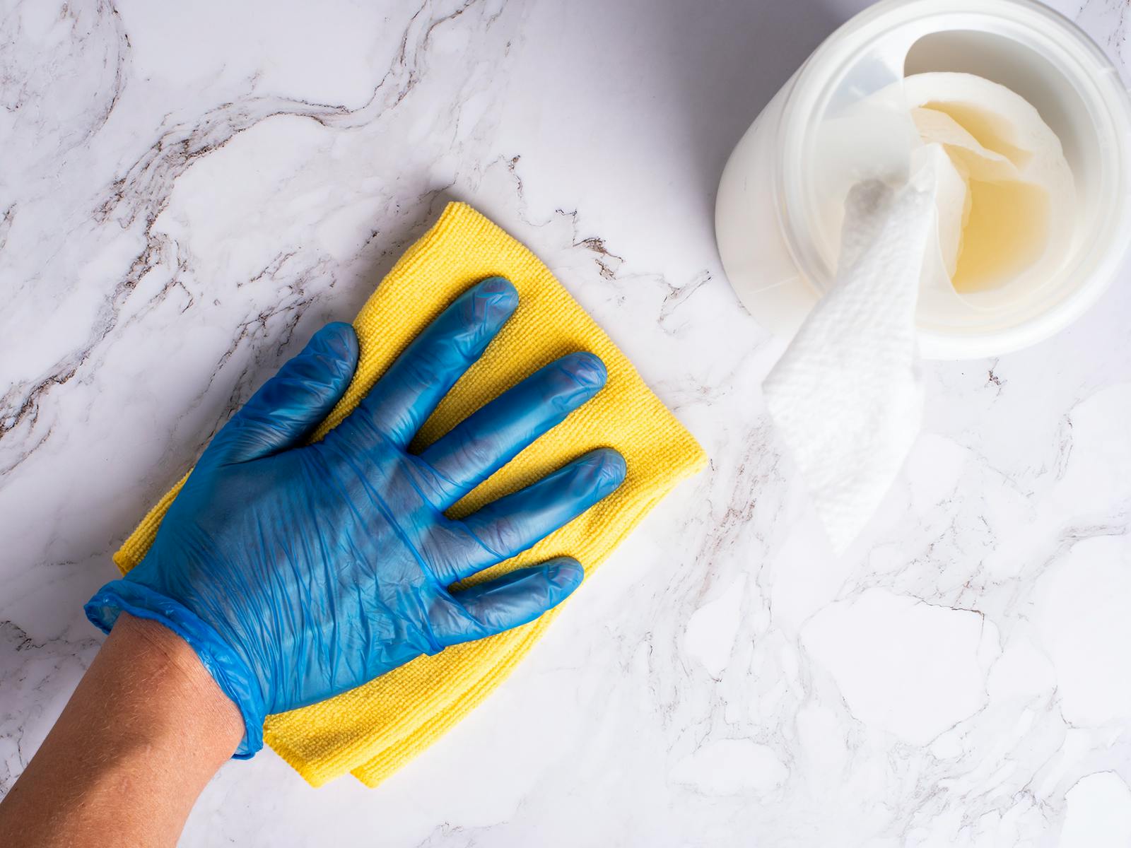 Cleaning and Sanitizing Counter