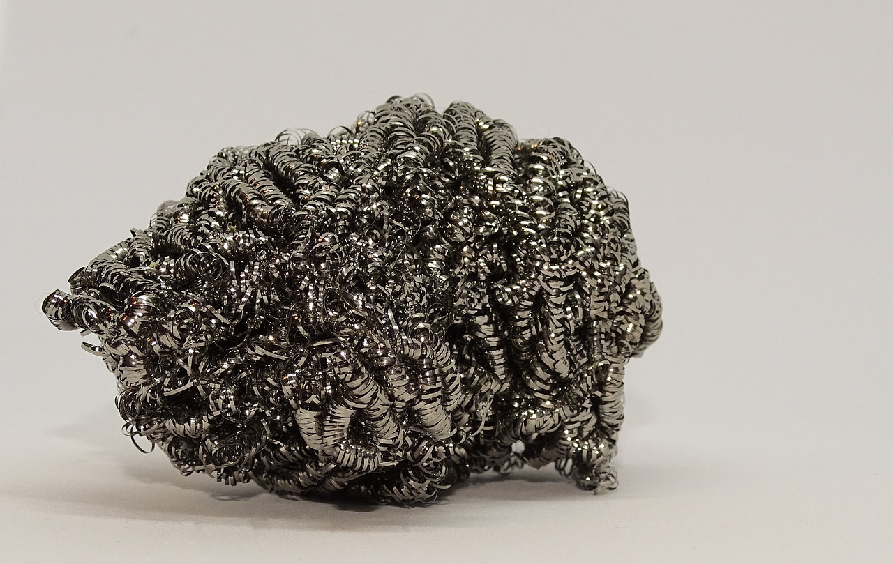 metal sponge, pot cleaner, steel wool
