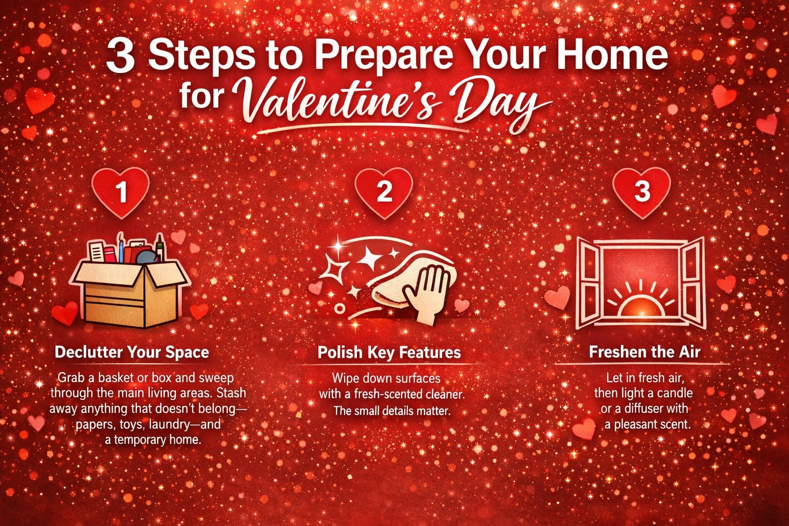 Valentines Day Cleaning Tips